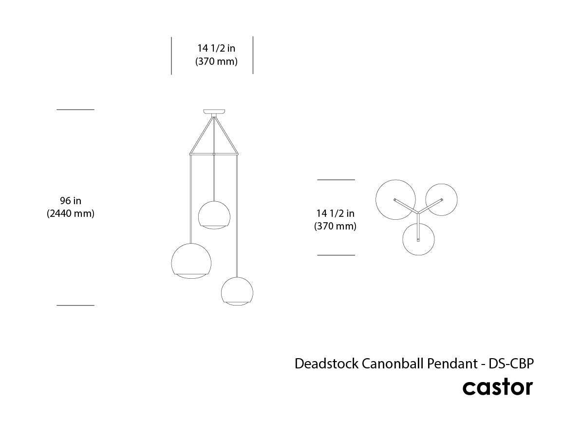 Deadstock Cannonball Pendant